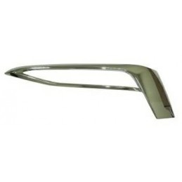 Cornice fendinebbia cromata sx