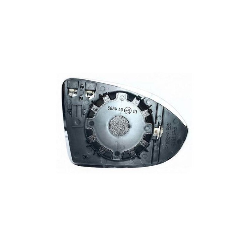 Piastra specchietto termica con vetro lato guida - sx Piastra specchietto termica con vetro lato guida - sx