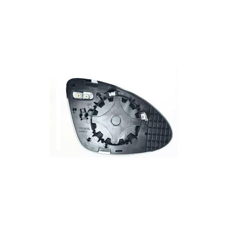Piastra specchietto termica con vetro lato guida - sx Piastra specchietto termica con vetro lato guida - sx
