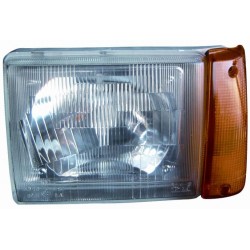 Faro proiettore R2 con freccia arancio guida - sx