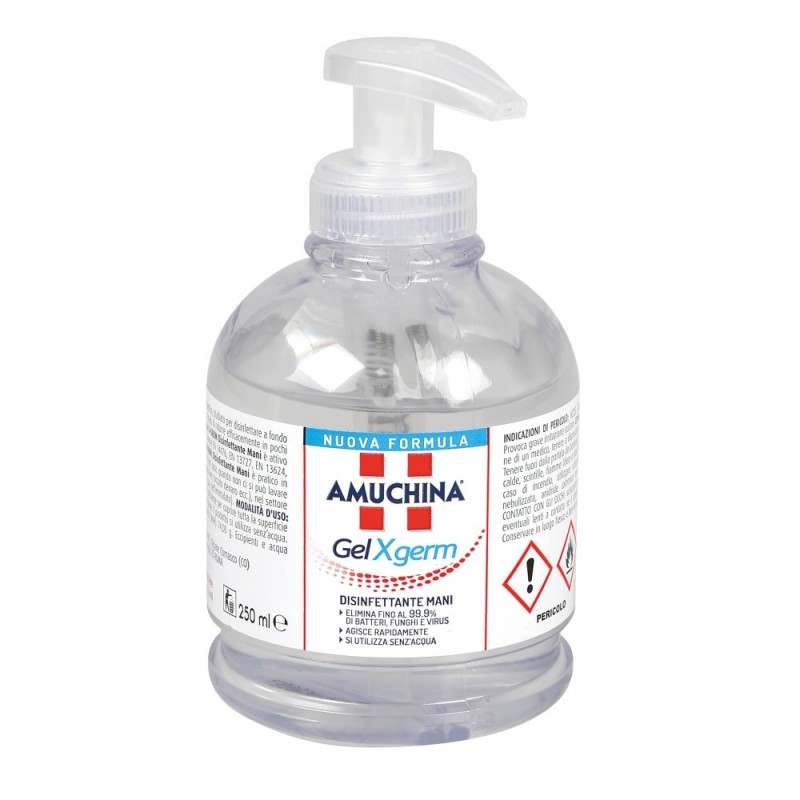 Amuchina Gel X-Germ disinfettante mani flacone con erogatore - 250 ml