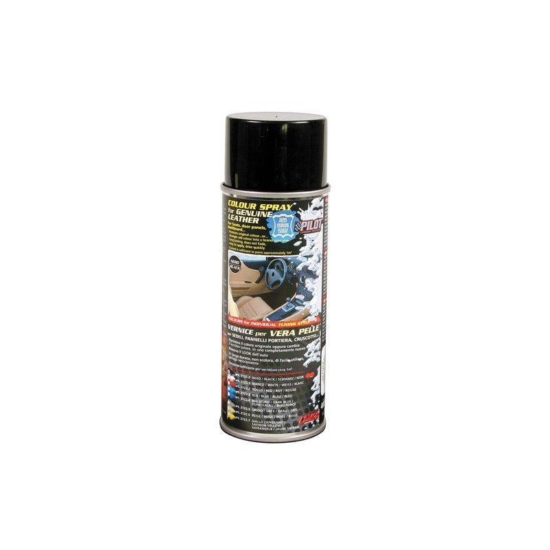 Vernice spray per interni in pelle - Nero