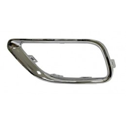 Cornice fendinebbia cromata sx
