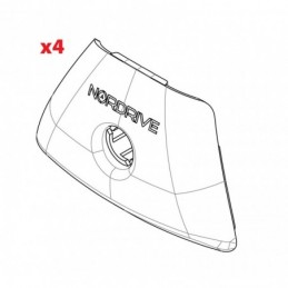 Set 4 cover piedi Rail