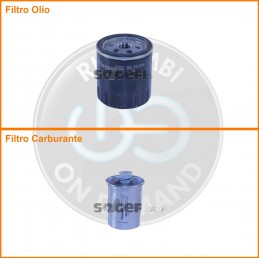 KT09826 Coppia filtri olio...