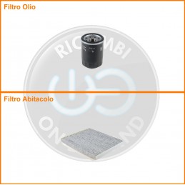 KT09841 Coppia filtri olio...