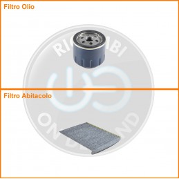 KT01238 Coppia filtri olio...