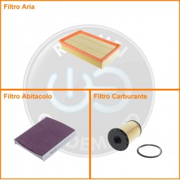 KT01304 Kit filtri aria...
