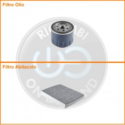 KT01358 Coppia filtri olio...