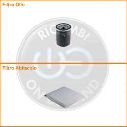 KT01592 Coppia filtri olio...