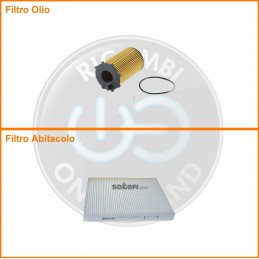 KT01664 Coppia filtri olio...