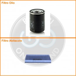 KT02000 Coppia filtri olio...