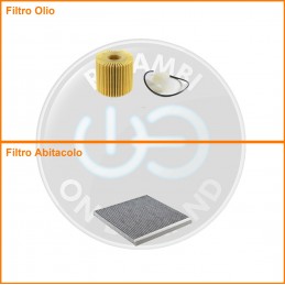 KT02080 Coppia filtri olio...