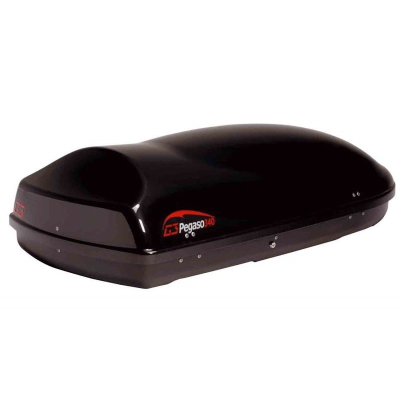 G3 Pegaso 340 Box baule portapacchi 285 lt nero metallizzato 146x76x39