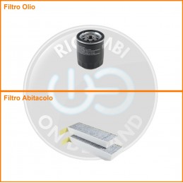 KT03008 Coppia filtri olio...