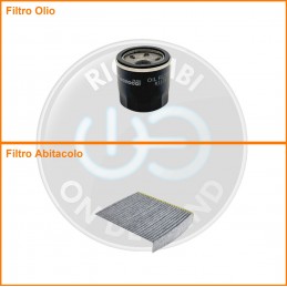 KT03862 Coppia filtri olio...