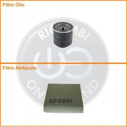 KT04220 Coppia filtri olio...