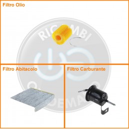 KT04802 Kit filtri olio...