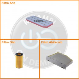 KT08631 Kit filtri aria...