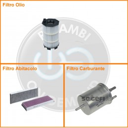 KT09150 Kit filtri olio...