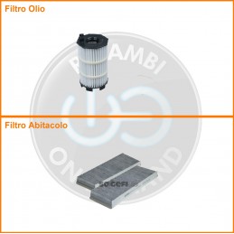 KT09255 Coppia filtri olio...