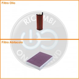 KT09337 Coppia filtri olio...