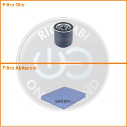 KT09493 Coppia filtri olio...