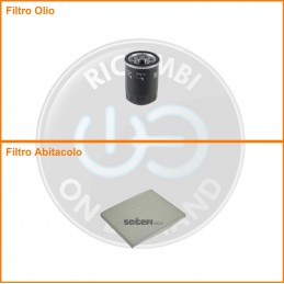 KT09843 Coppia filtri olio...