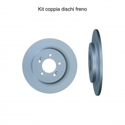 Coppia dischi freno posteriore