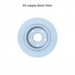 Coppia dischi freno posteriore