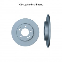 Coppia dischi freno posteriore