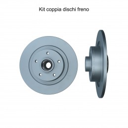 Coppia dischi freno posteriore