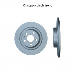 Coppia dischi freno posteriore