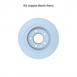 Coppia dischi freno posteriore