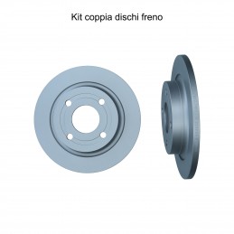 Coppia dischi freno posteriore