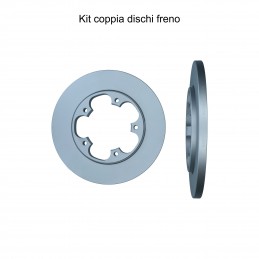 Coppia dischi freno posteriore