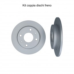 Coppia dischi freno posteriore