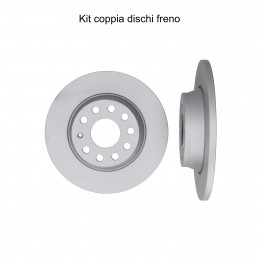 Coppia dischi freno posteriore