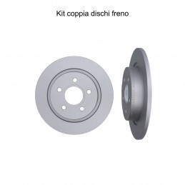 Coppia dischi freno posteriore