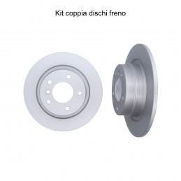 Coppia dischi freno posteriore