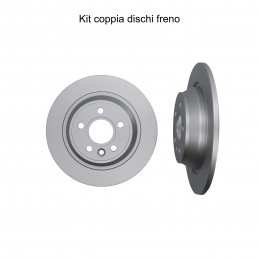 Coppia dischi freno posteriore