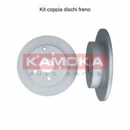 Coppia dischi freno posteriore