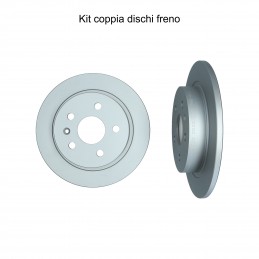 Coppia dischi freno posteriore