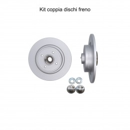 Coppia dischi freno posteriore