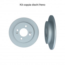 Coppia dischi freno posteriore