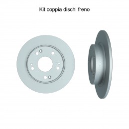 Coppia dischi freno posteriore