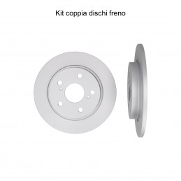 Coppia dischi freno posteriore