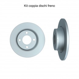 Coppia dischi freno anteriore