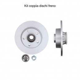 Coppia dischi freno posteriore
