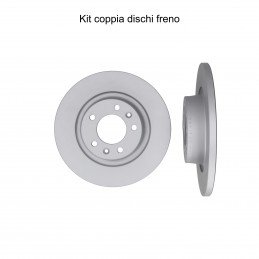 Coppia dischi freno posteriore